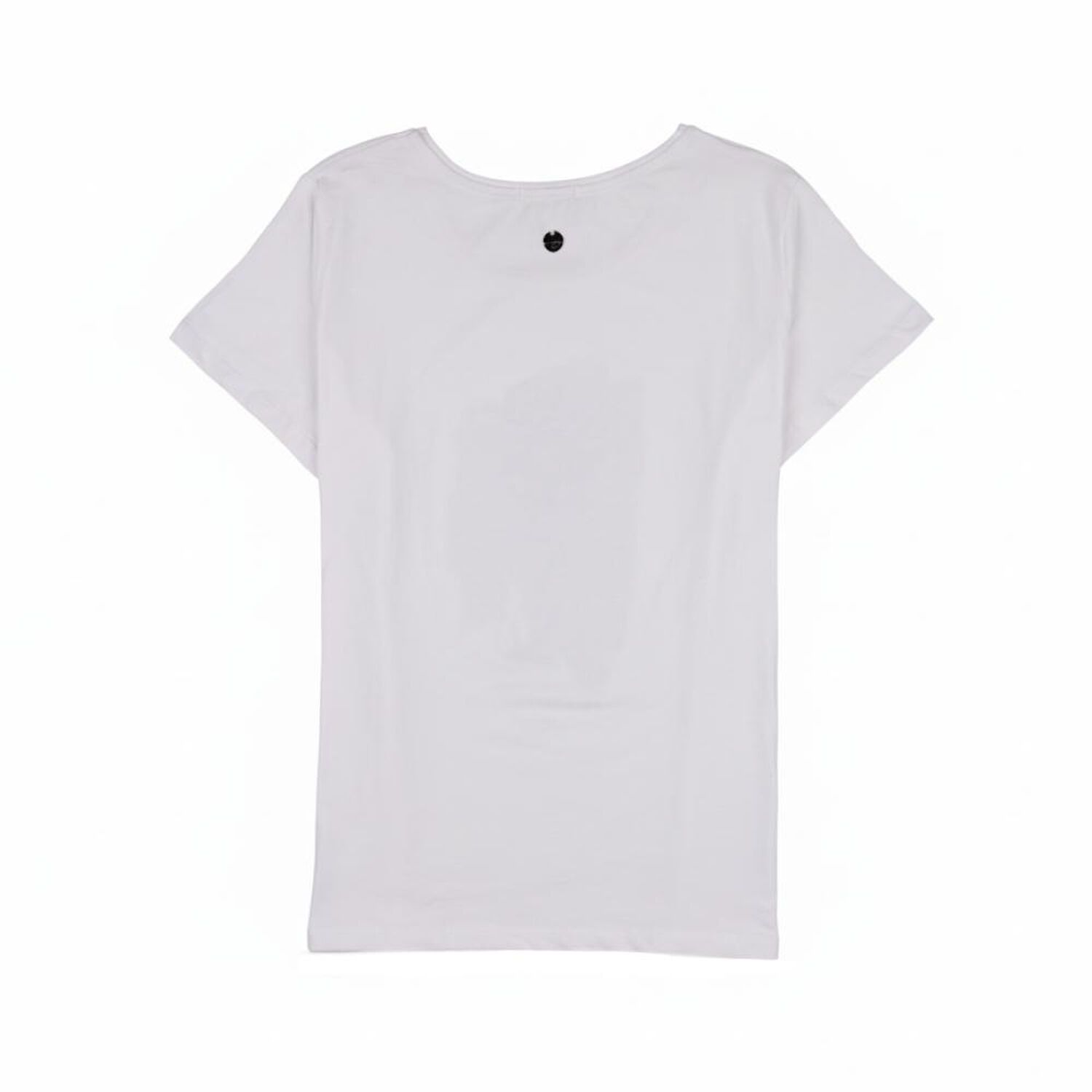 Polera Print Delantero Fozalizado Manga Corta Cuello Redondo Mujer Kimera image number 1.0