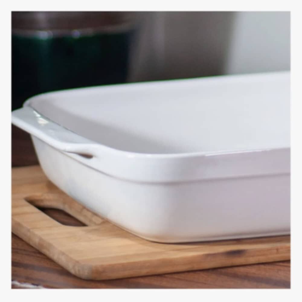 Fuente Ceramica P/horno Blanca image number 2.0