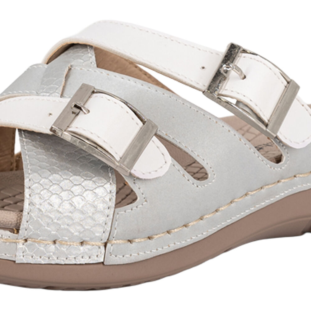 Sandalia Druk Plateado Passer image number 3.0