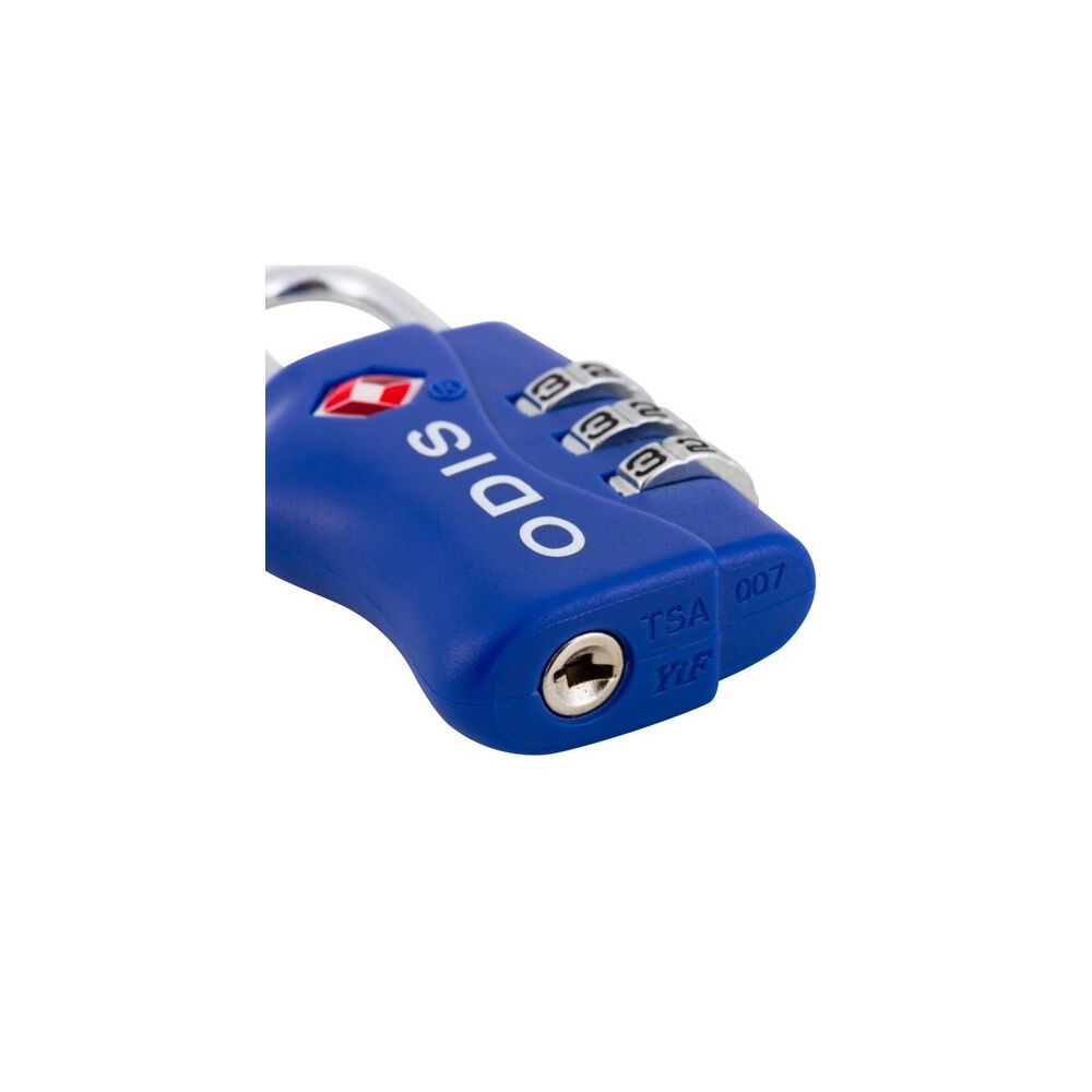 Candado Odis Tsa Maleta Viaje 33mm Combinaci&oacute;n - Azul image number 4.0