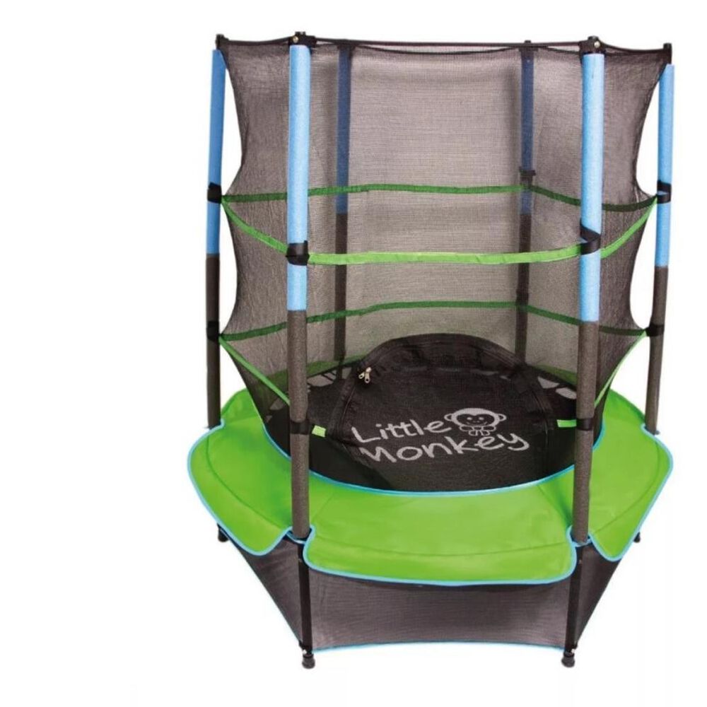 Cama Elástica 1.4m Niños Malla Protectora Verde image number 0.0