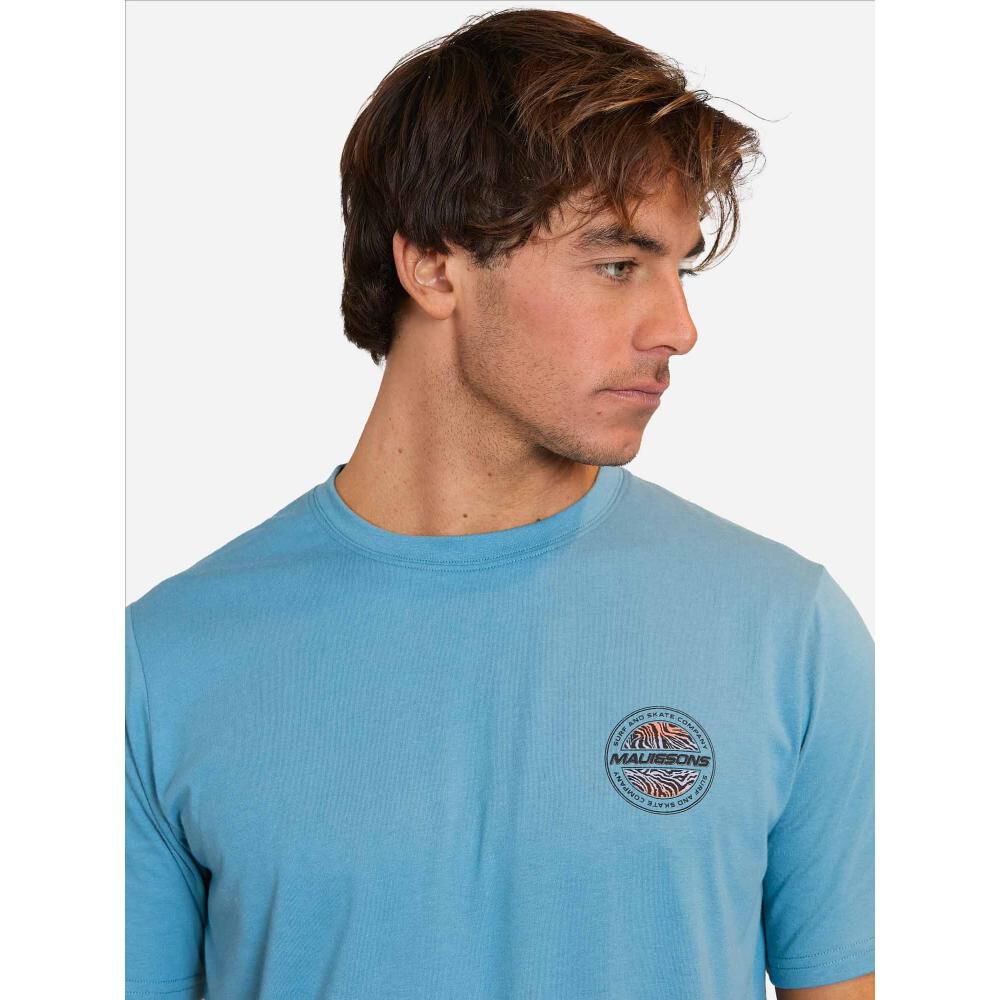 Polera Lisa Regular Manga Corta Cuello Redondo Hombre Maui And Sons image number 3.0