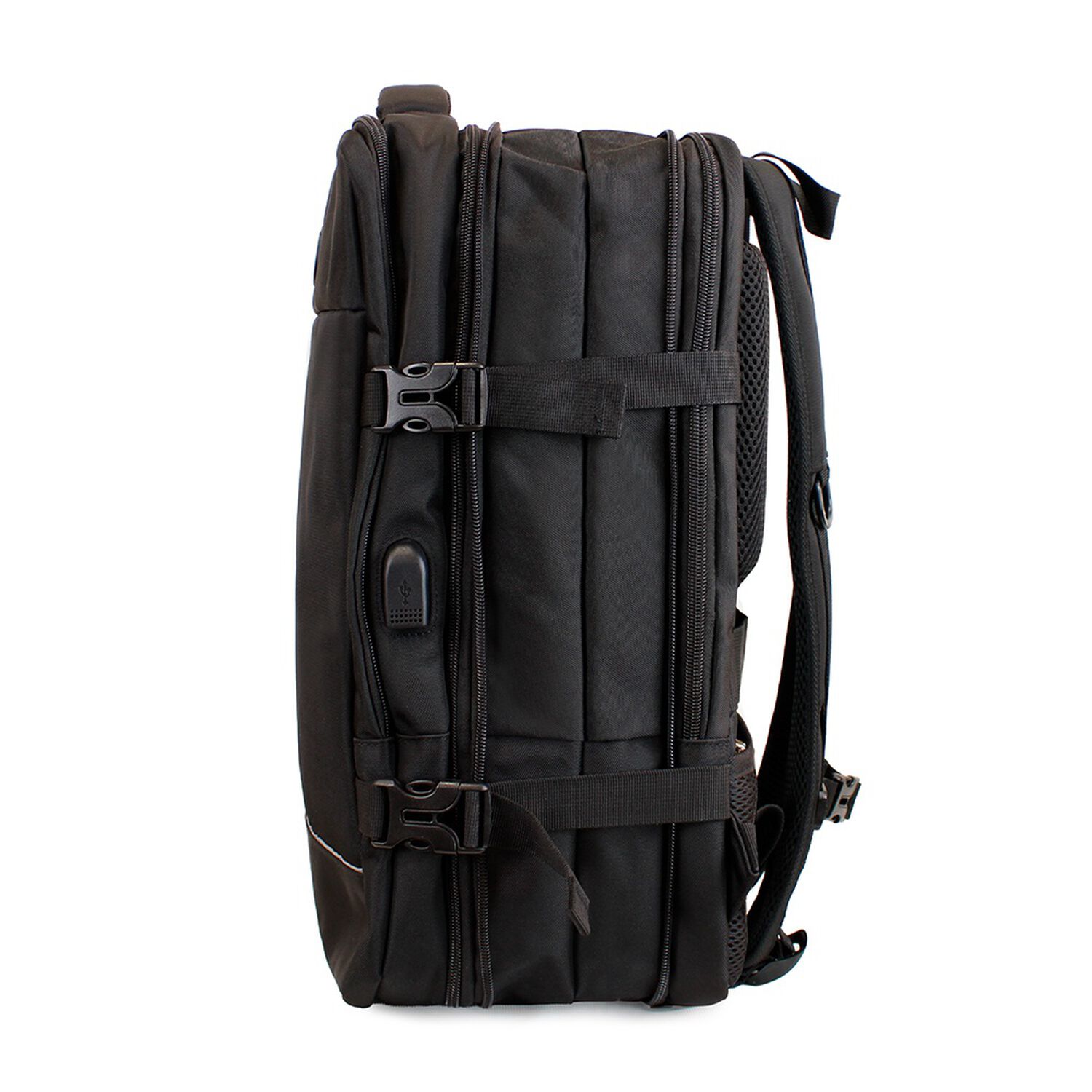 Mochila Ejecutiva De Viaje Con Portanotebook Y Usb Conectago Black image number 5.0
