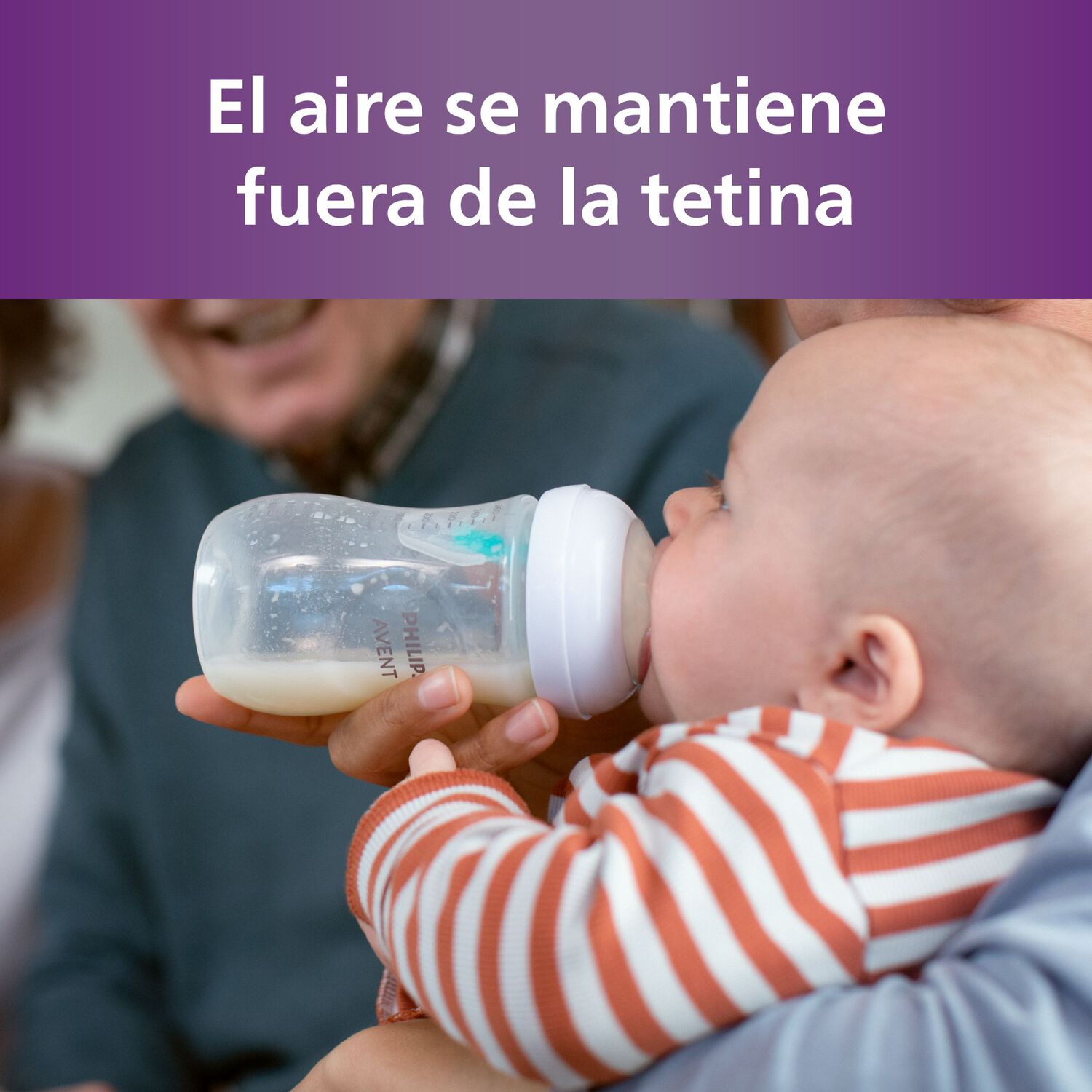 Mamadera Natural Response Con Abertura Airfree Avent Scy673/01 +1 M 260 Ml image number 4.0