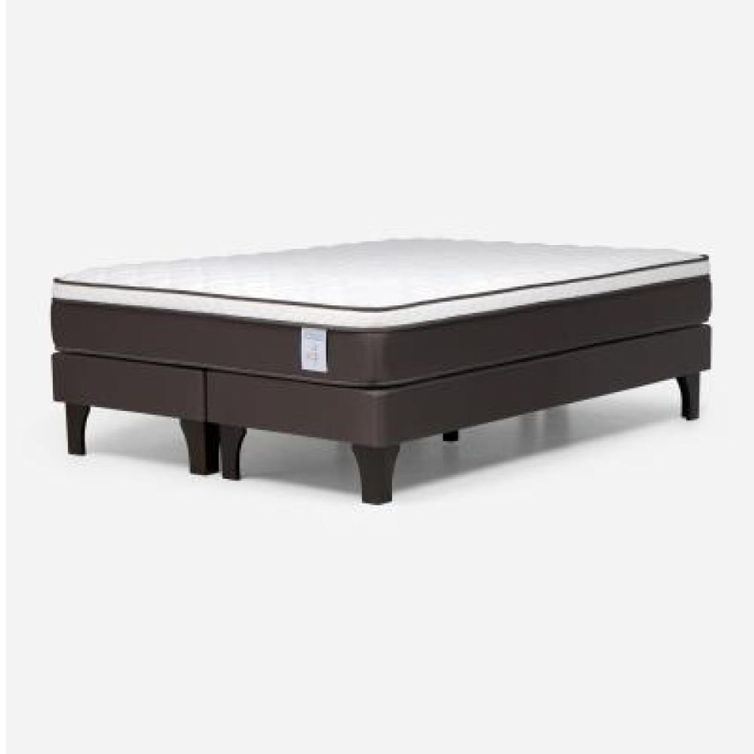 Cama Europea Rosen New Style 4 Plus / 2 Plazas / Base Dividida + Respaldo Lucio image number 14.0