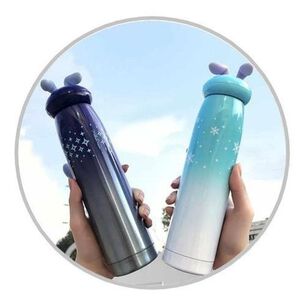 Botella T&eacute;rmica Termo Orejas De Conejo Kawaii