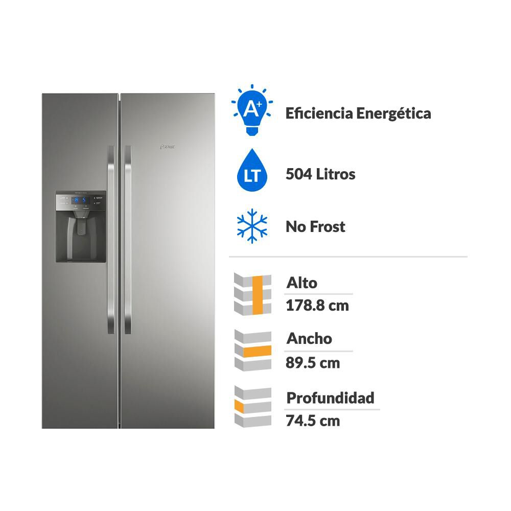 Refrigerador Side by Side Fensa SFX550 / No Frost / 504 Litros / A+ image number 1.0