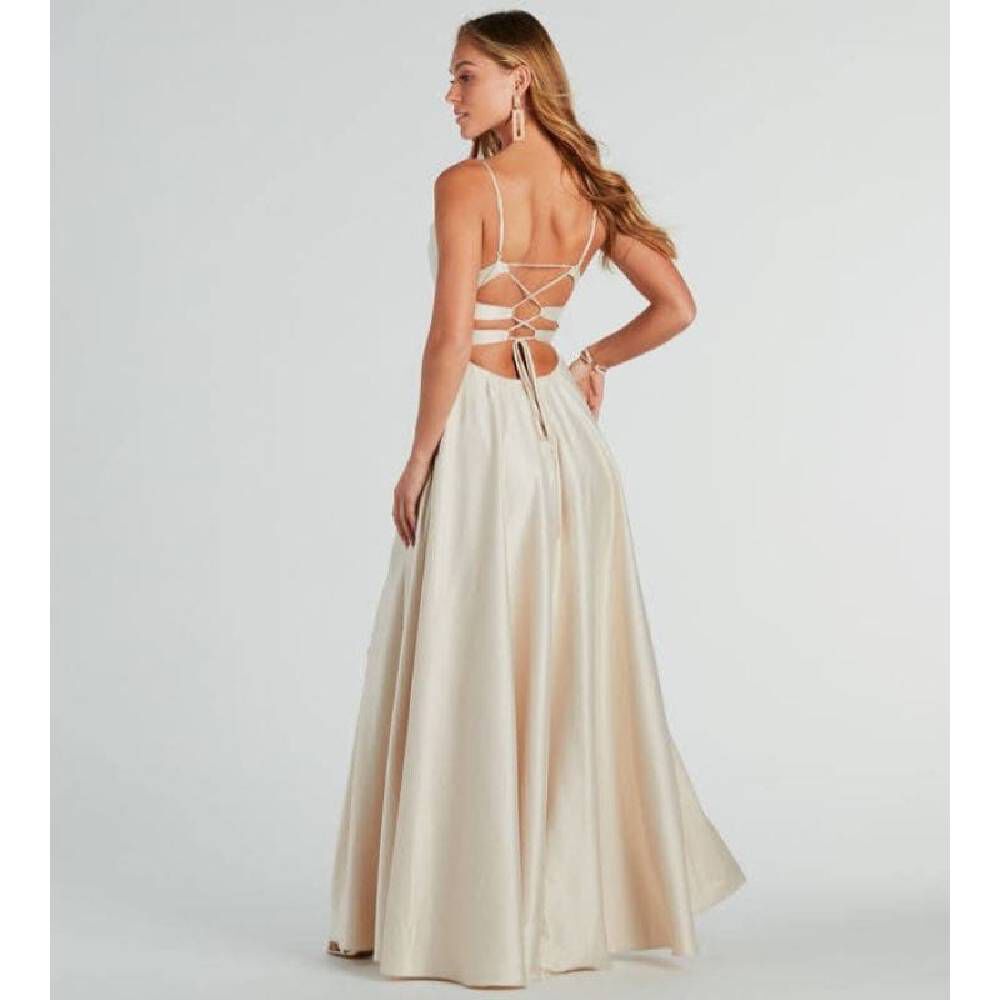 Vestido Maxi Satin - Kendra image number 2.0