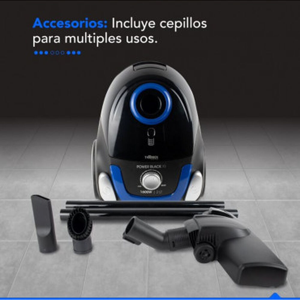 Aspiradora De Arrastre Bolsa 1600w Thor Power Black Xs image number 6.0