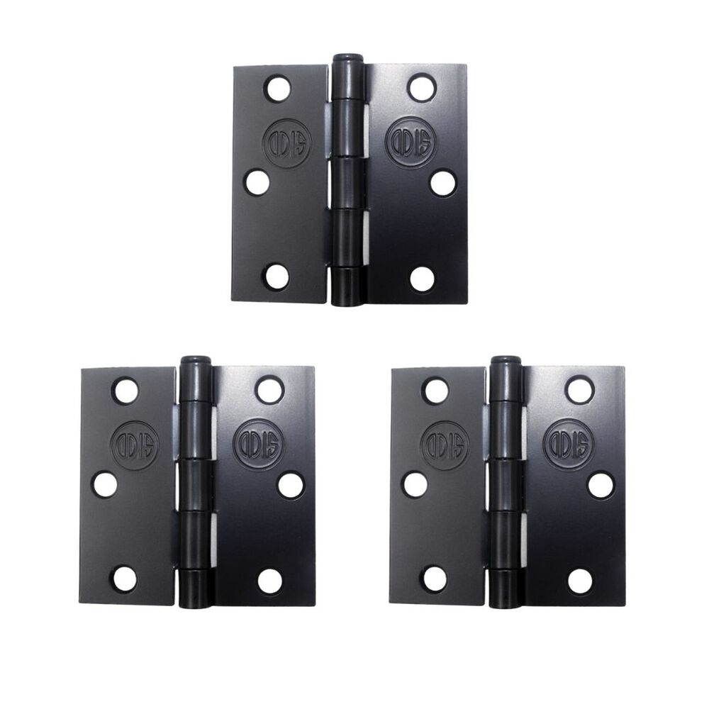 Pack 3 Bisagras Acero Odis 3&rdquo;&times; 3&rdquo;&times;2,0mm - Negro image number 0.0