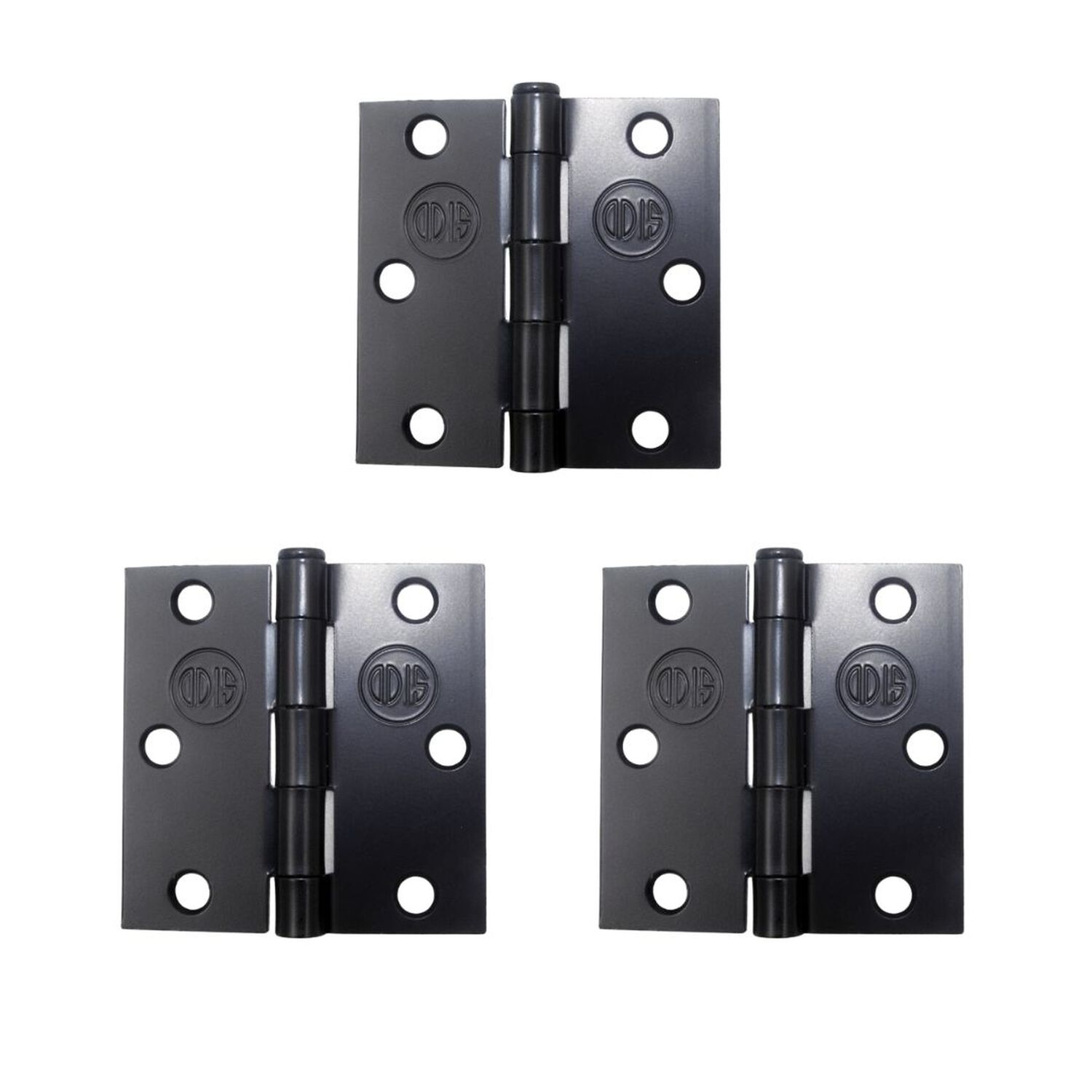 Pack 3 Bisagras Acero Odis 3&rdquo;&times; 3&rdquo;&times;2,0mm - Negro image number 0.0