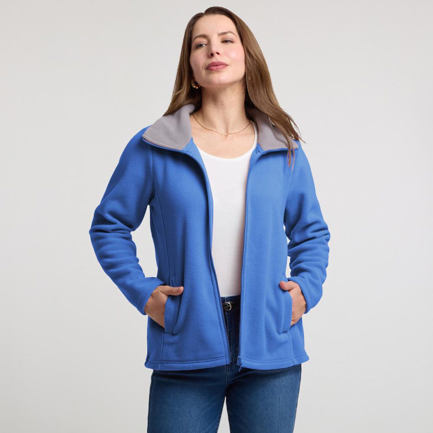 Poler&oacute;n Polar Regular Cuello Alto Mujer Geeps image number 0.0