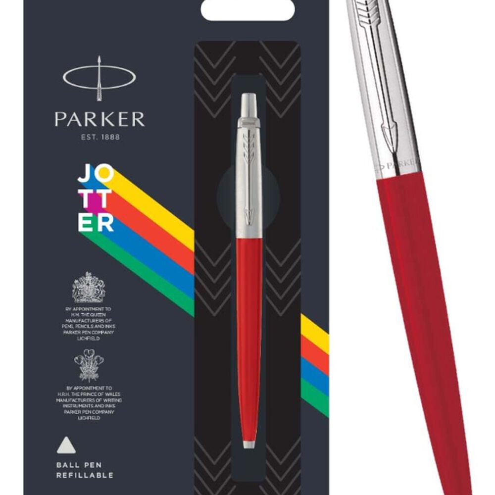 Boligrafo Jotter Originals Retractil Rojo Parker image number 0.0