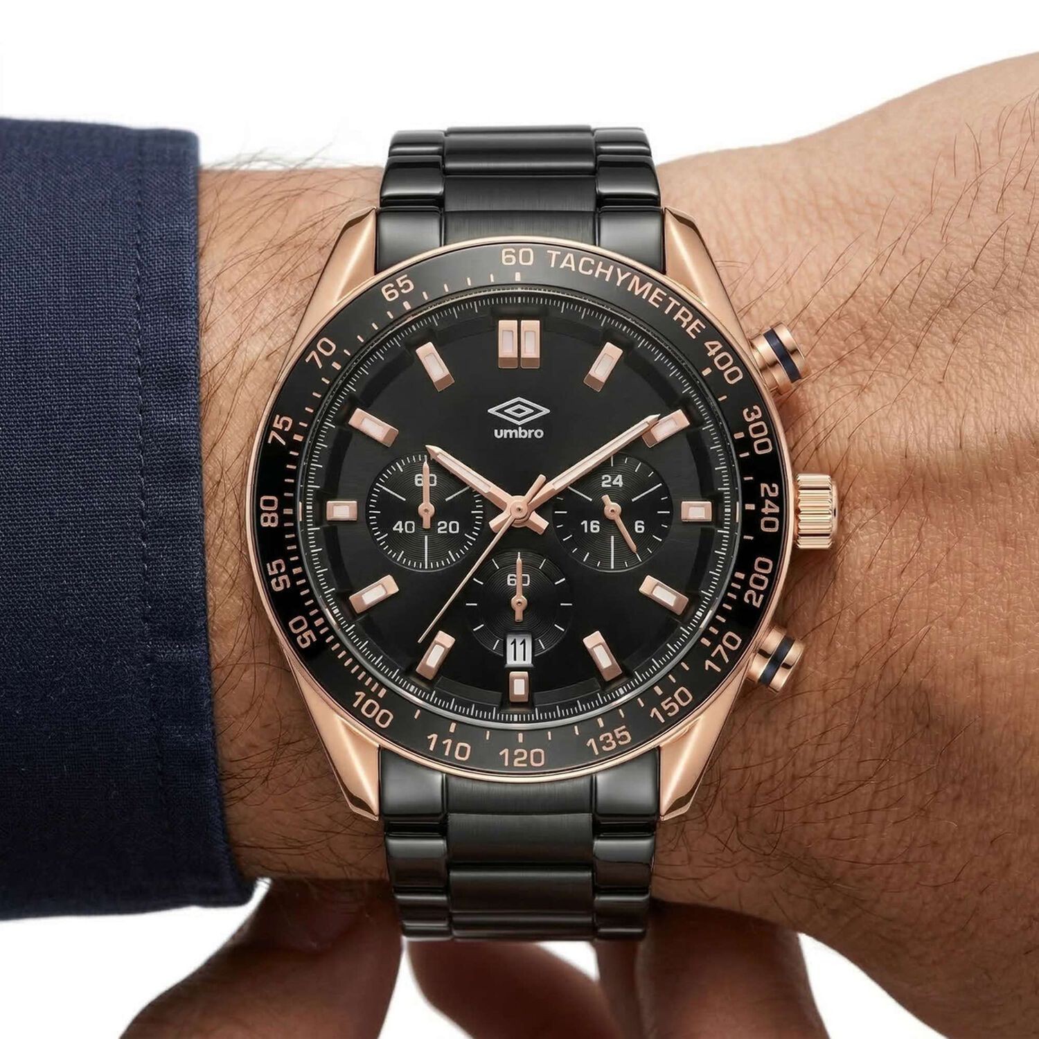 Reloj An&aacute;logo Hombre Umbro Plus Negro Umbp-1500-117 image number 3.0