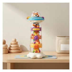 Torre Espacial 6 En 1 Beb&eacute;s Juguete Sensorial Giro