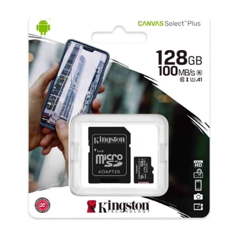 Memoria Micro Sd Kingston 128 Gb Clase 10 image number 0.0