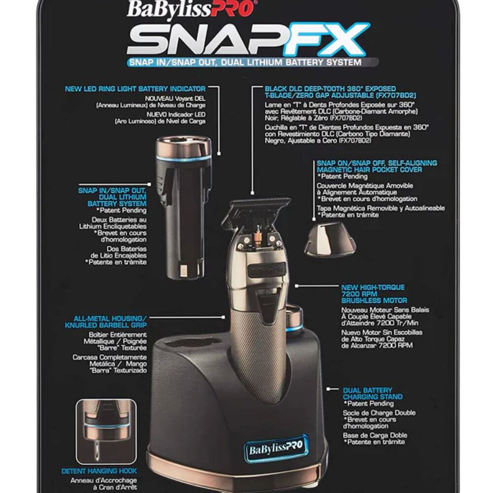 Máquina Desvelladora Trimmer Snap Fx Babylisspro image number 5.0