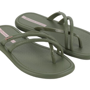 Sandalia Mujer Verde Rasteira Ipanema