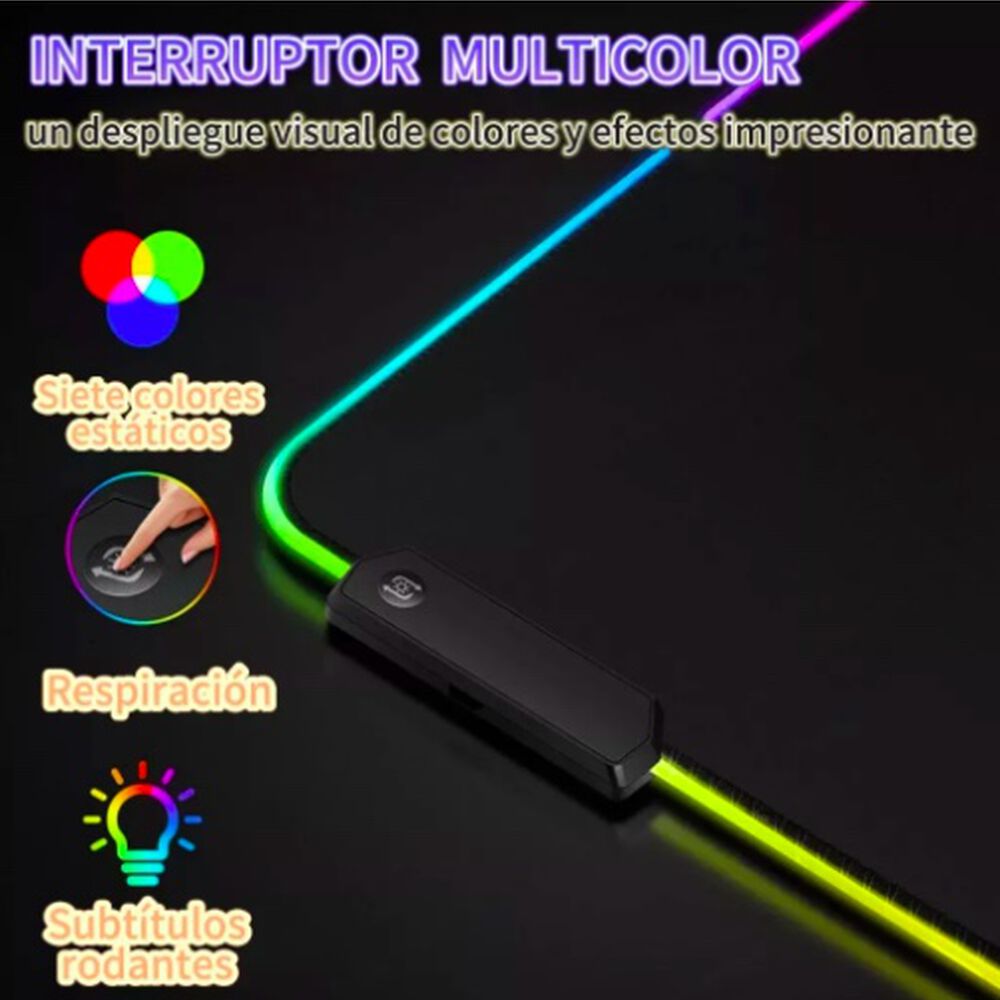 Mouse Pad Con Luz Antideslizante image number 2.0