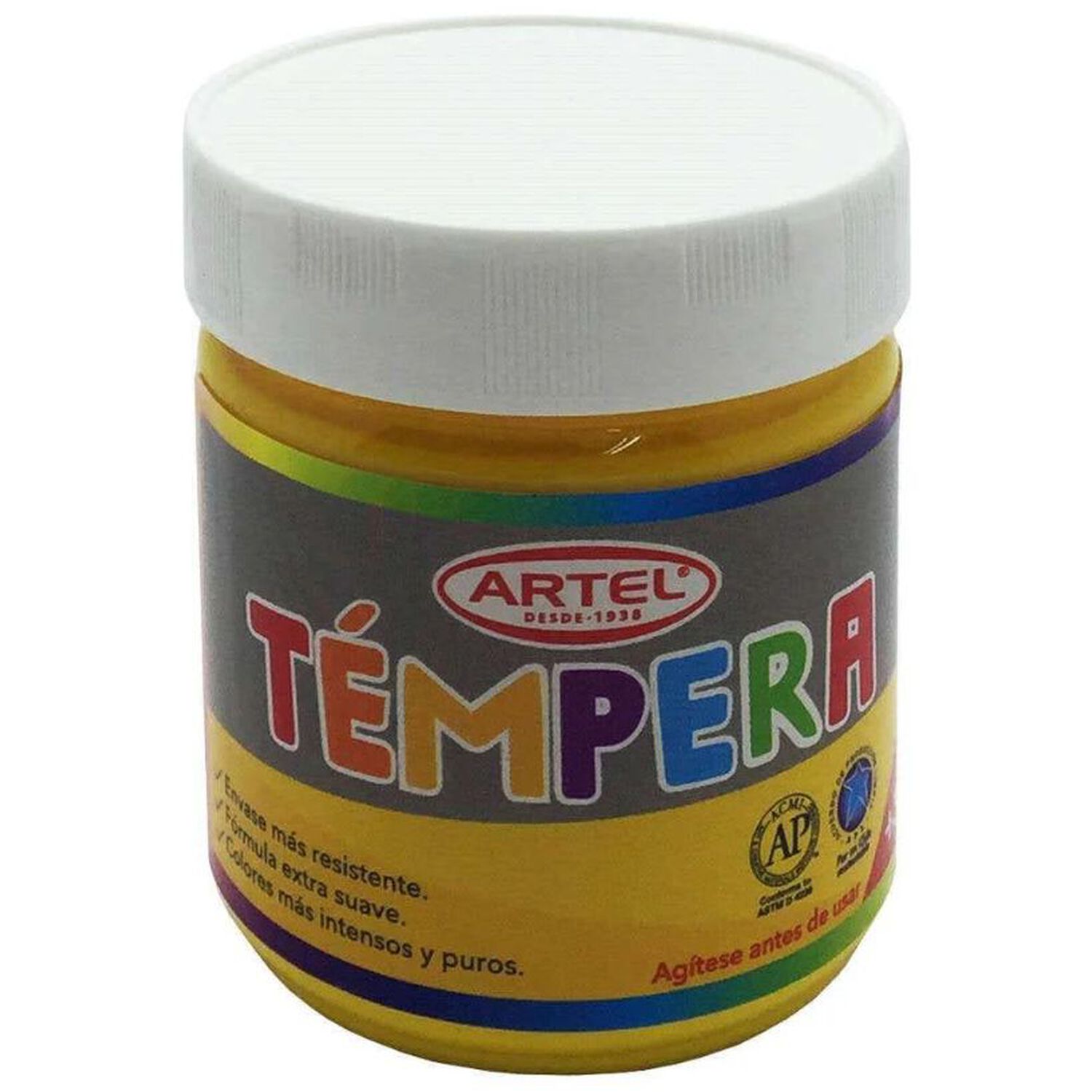 Frasco 100ml Tempera Amarillo Med 75 image number 1.0