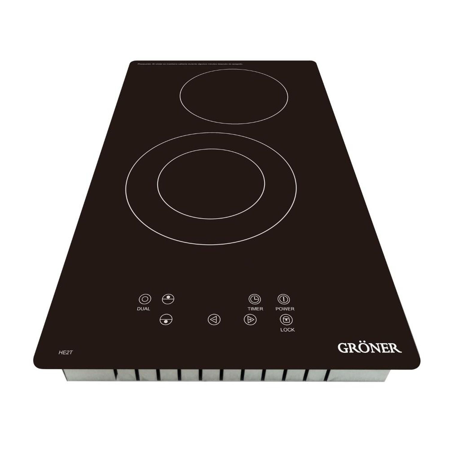 Encimera Vitrocer&aacute;mica Gr&ouml;ner Touch Dual 2q image number 1.0
