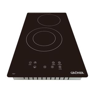 Encimera Vitrocer&aacute;mica Gr&ouml;ner Touch Dual 2q