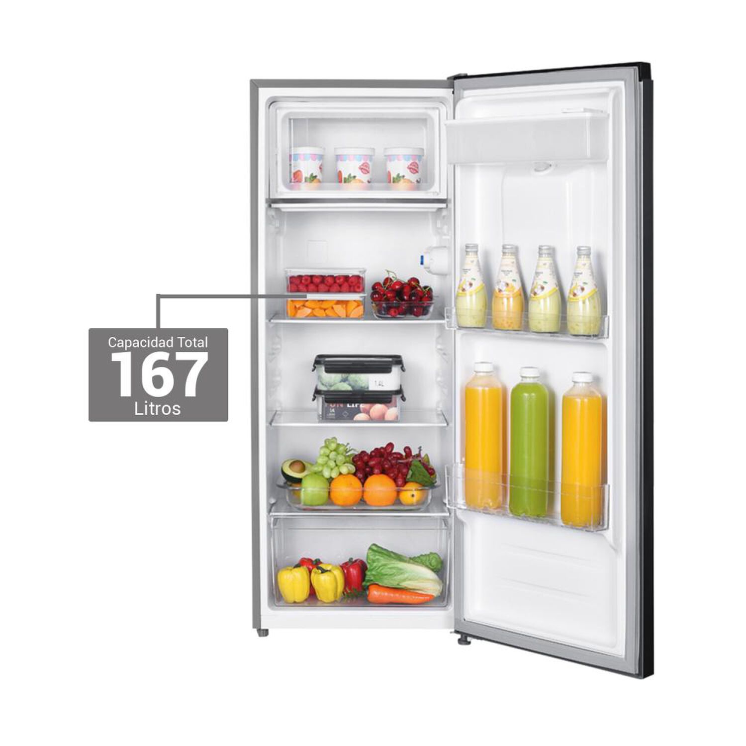 Refrigerador Monopuerta Libero LFM-178DFNW / Fr&iacute;o Directo / 167 Litros / A+ image number 2.0