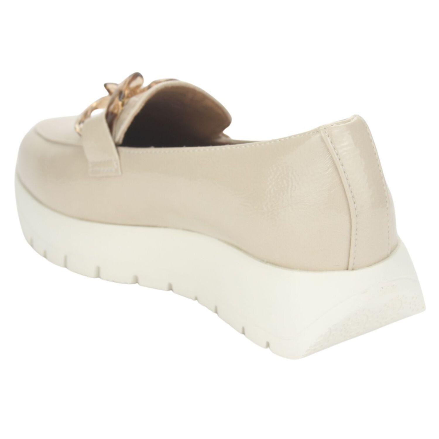 Mocasin Chalada Mujer Wonder-1 Beige Casual image number 3.0