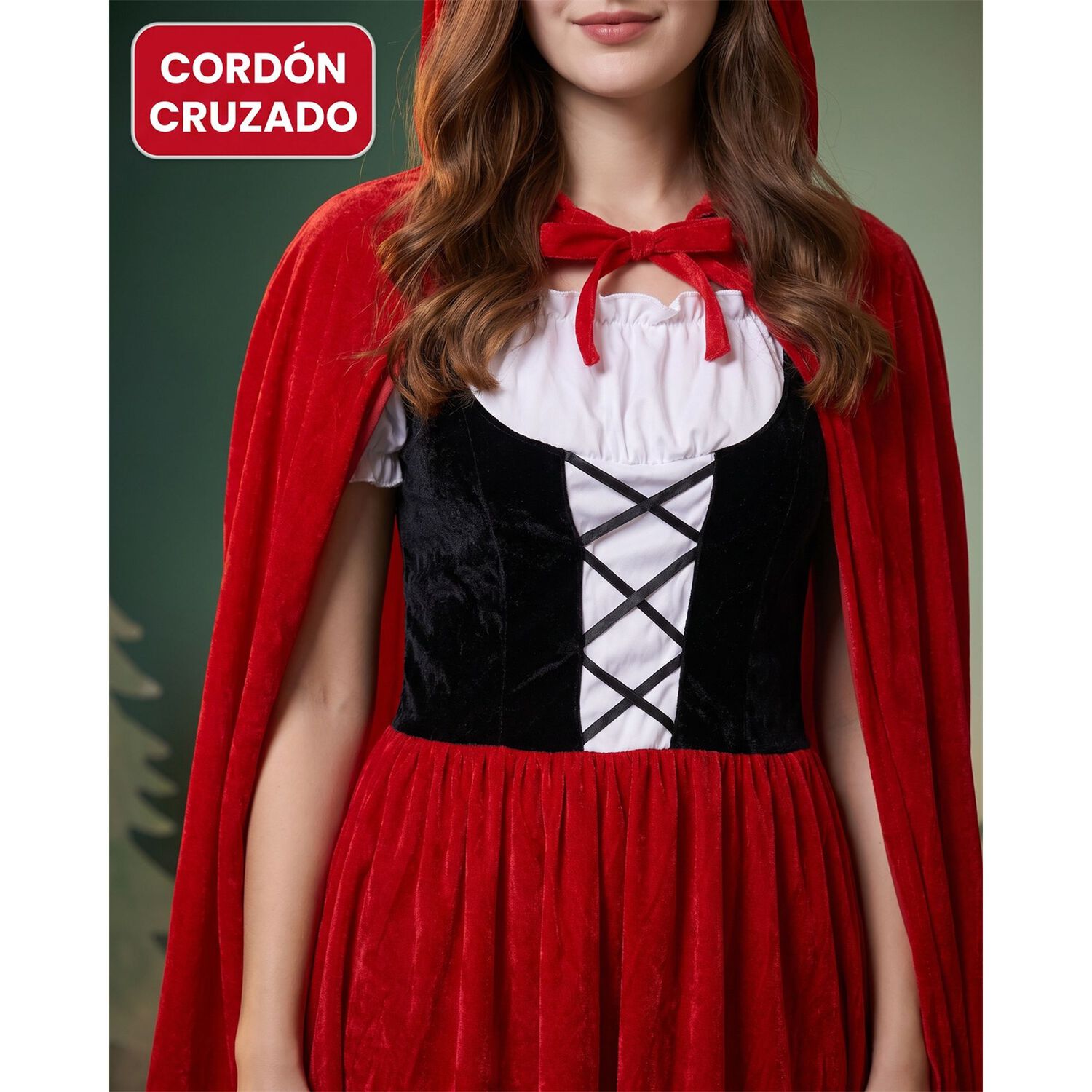 Disfraz Cuento Infantil Caperucita Roja Completo image number 32.0