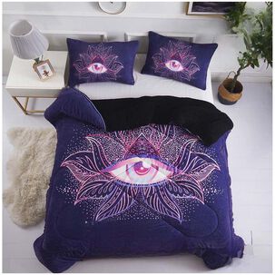 Cubrecama Plush Con Chiporro 2 Plazas Mod08