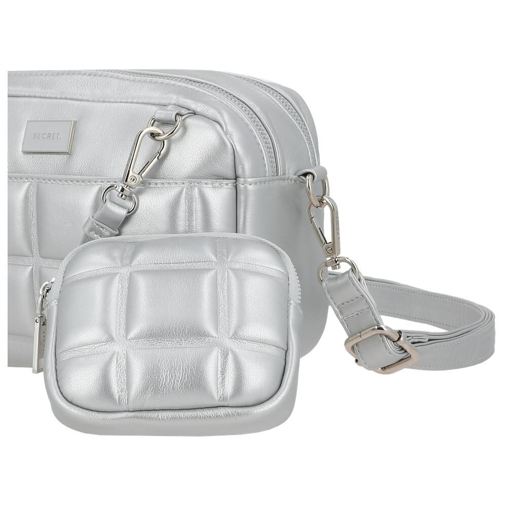 Bandolera Secret Lucania Sc6 S Plateado image number 4.0