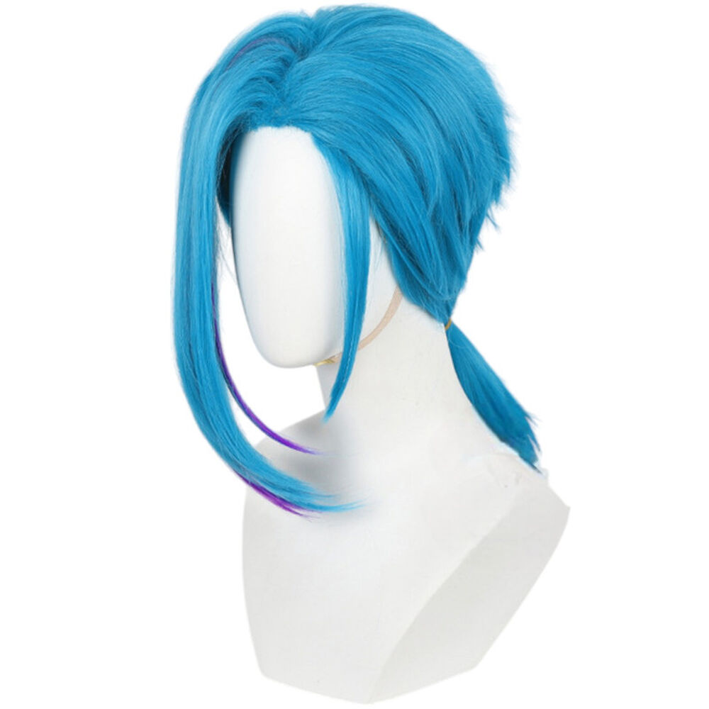 Peluca Jinx Arcane Lol Cosplay image number 1.0