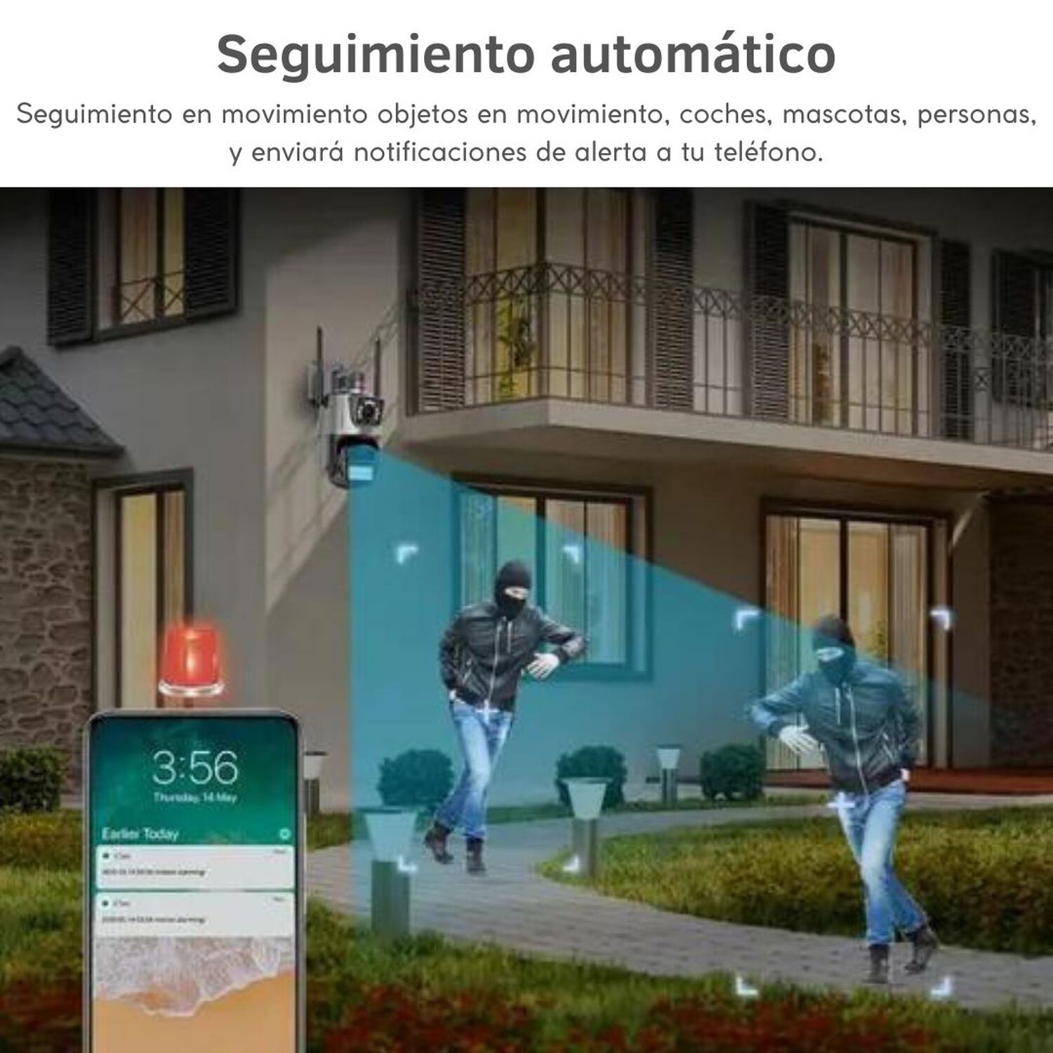 C&aacute;mara Domo Wifi Doble Lente Full Hd Alarma Seguimiento Hcl image number 7.0