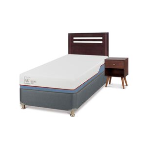 Cama Americana Cic Excellence Plus / 1 Plaza / Base Normal + Set De Maderas