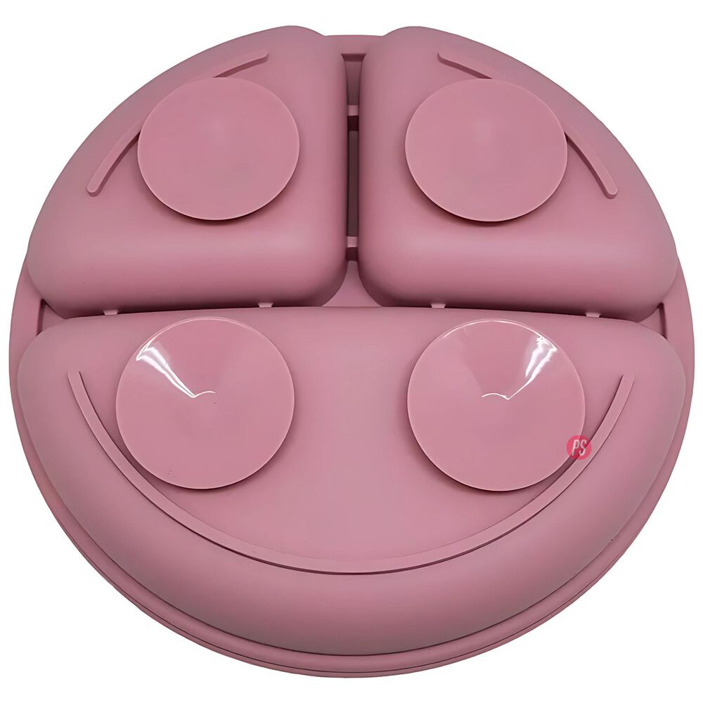 Plato Silicona Bebe Kido Ventosa Y 3 Divisiones Colores - Ps image number 2.0