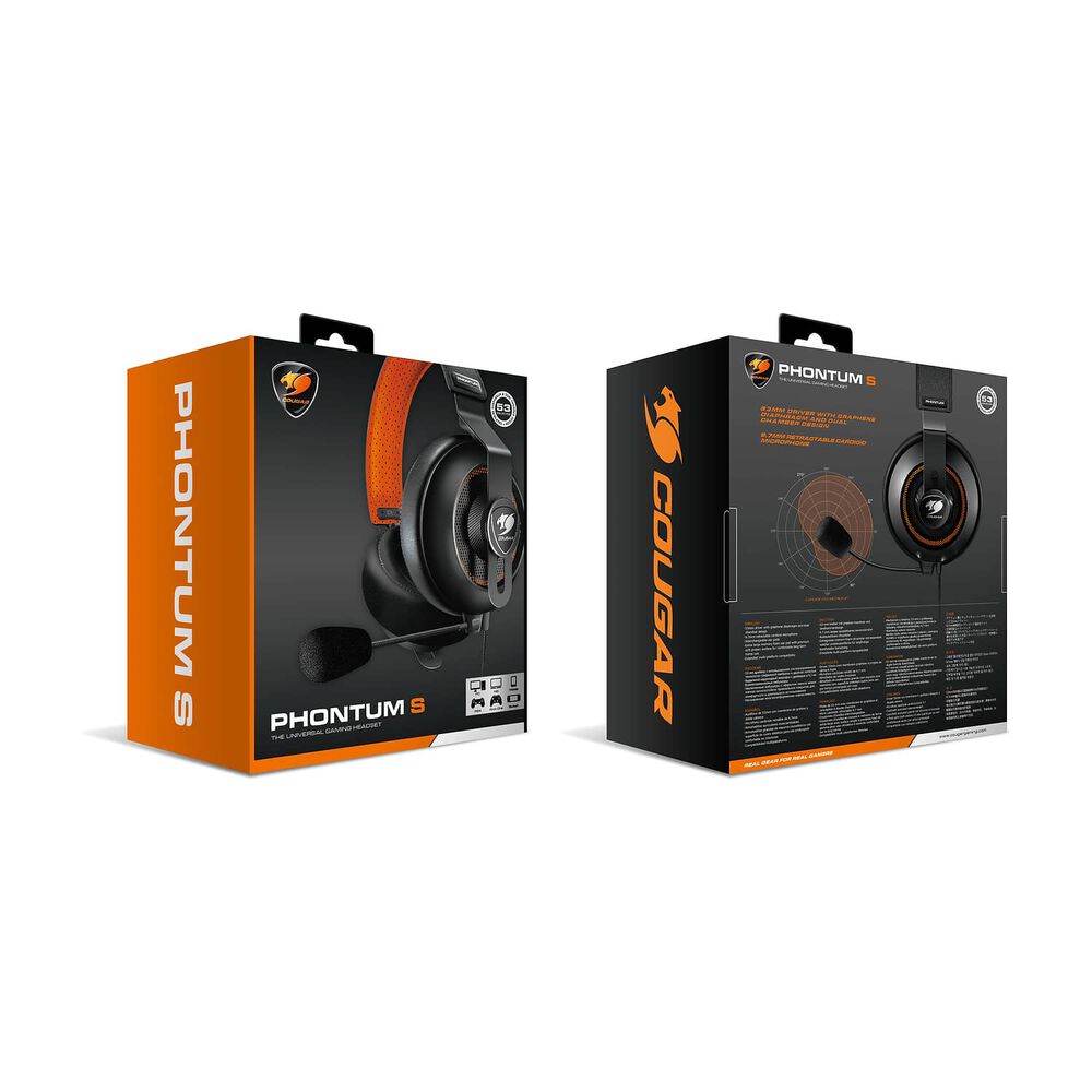 Audifono Gamer Cougar 53mm Phontum S Multiplataformas image number 11.0