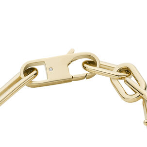 Pulsera Fossil Jf04234710 Dorado Mujer