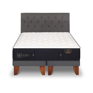 Cama Europea Cic Premium / 2 Plazas / Base Dividida + Respaldo