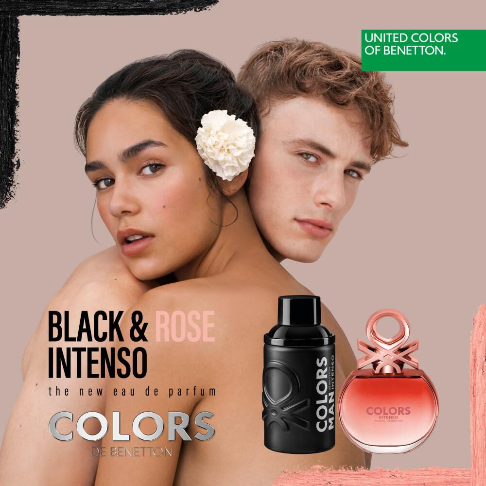 Perfume Hombre Colors Black Man Intenso Benetton / 100 Ml / Eau De Toilette