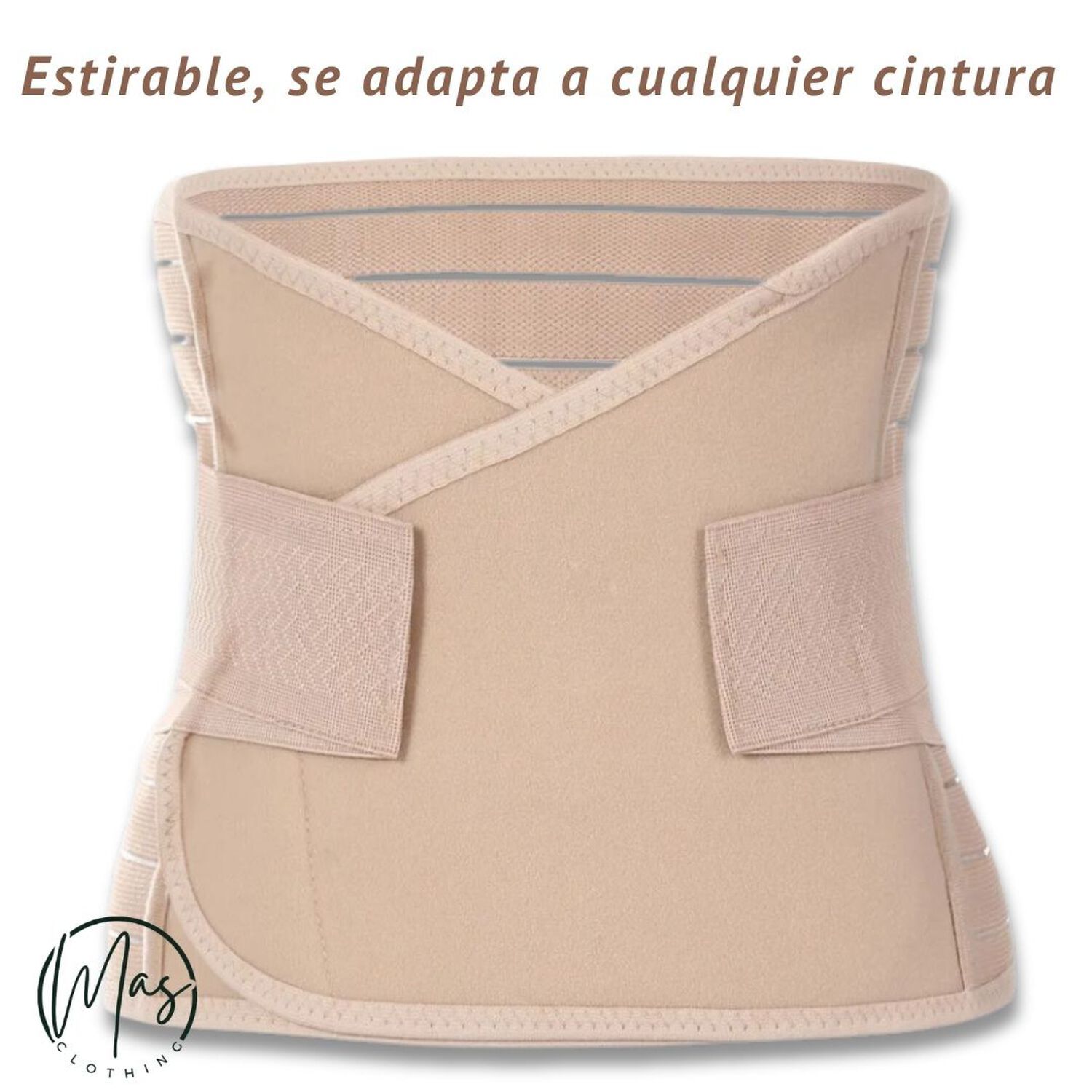 Faja Cruzada Rayada Reductora Moldeadora 22,5 Cm Alta Compresi&oacute;n image number 3.0