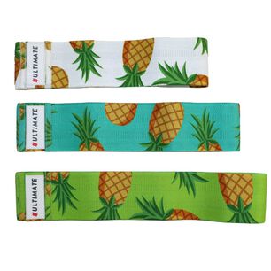 Pack 3 Hip Loop Pineapple Banda El&aacute;stica Glute Limited Edition