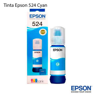 Botella De Tinta Original Epson T524220-al Cyan