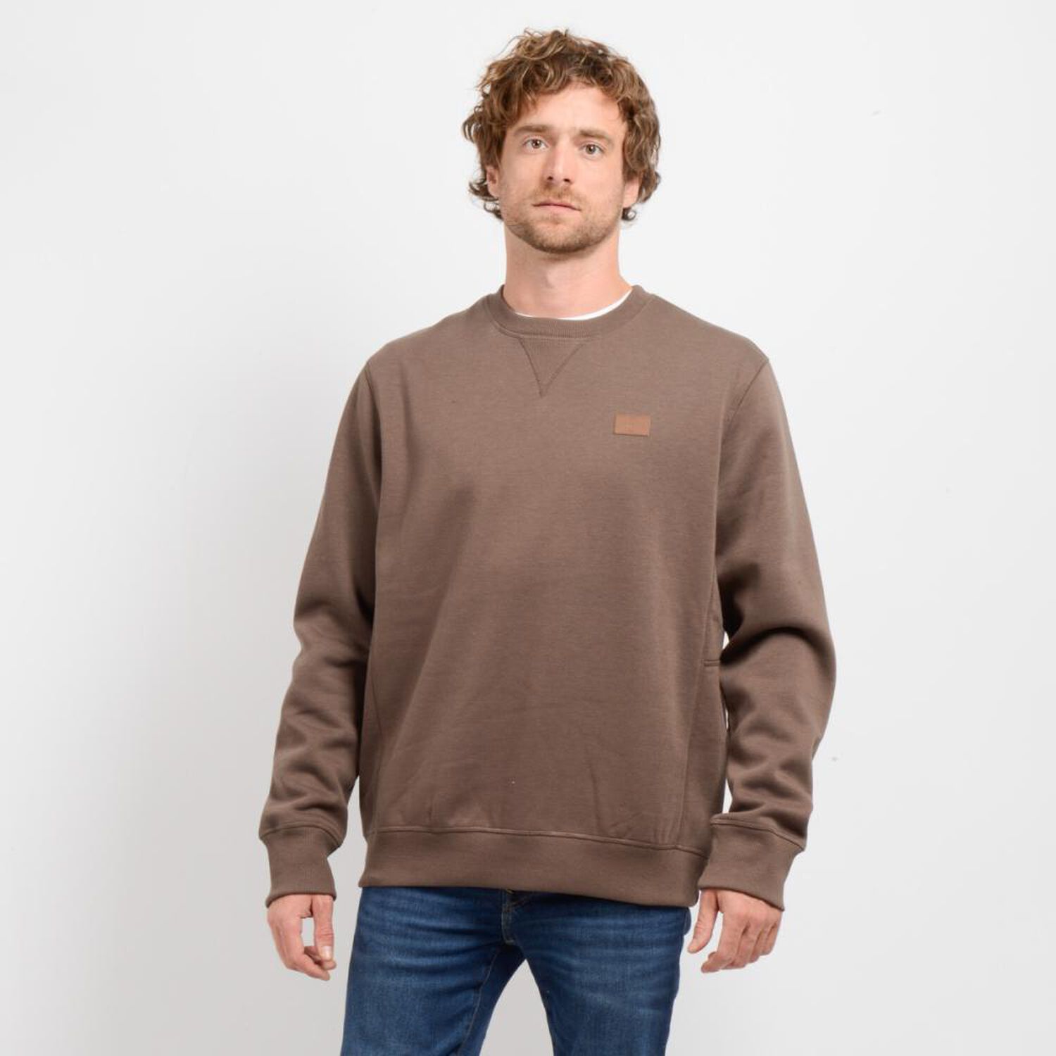 Poler&oacute;n Liso Cuello Redondo Hombre O'neill image number 0.0