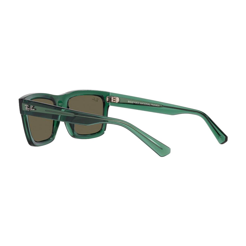 Lentes De Sol Warren Transparent Green Bio-based Sustentable Ray-ban image number 4.0