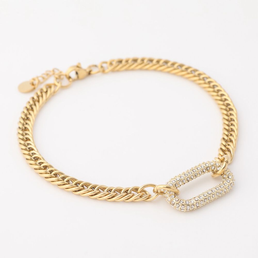 Pulsera 19v69 Dorado Mujer Stb027 image number 2.0
