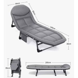 Cama Campa&ntilde;a Outdoor Plegable Acolchado