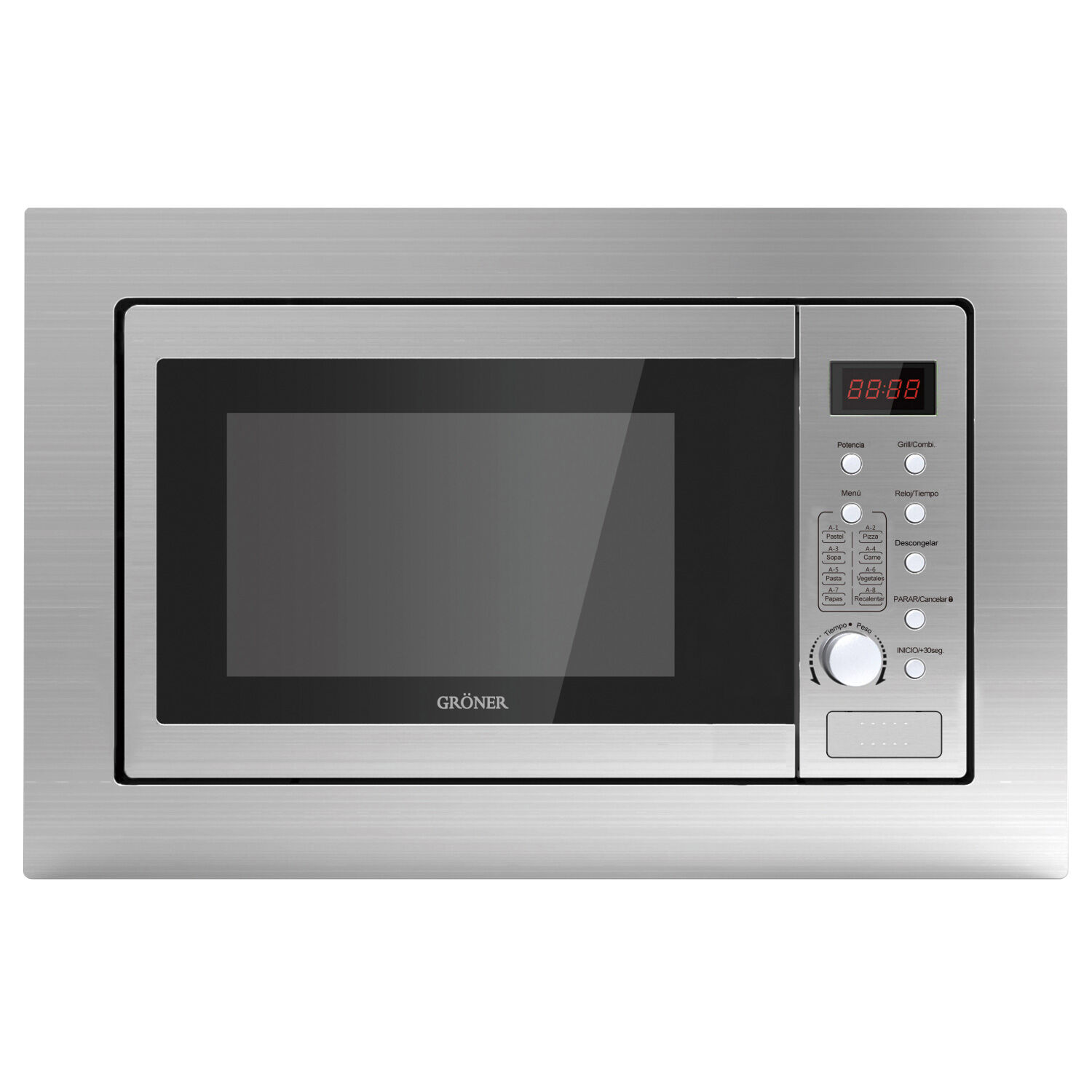 Horno Microondas Empotrable Acero Inoxidable 25l image number 0.0