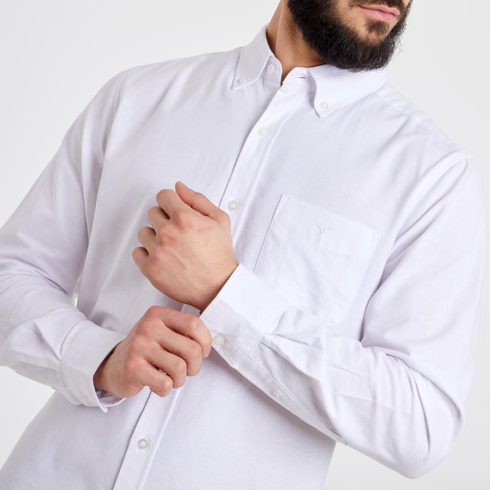 Camisa Regular Manga Larga Hombre Az Black image number 4.0