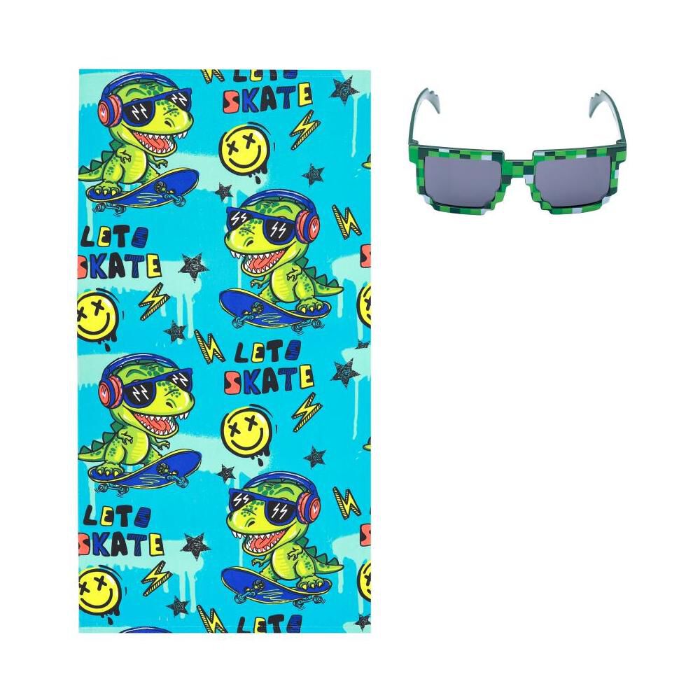 Toalla Playa Infantil + Lentes de Sol Casaideal Kids Fun / 75 X 150 Cm image number 3.0