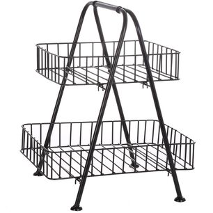 Organizador Multiuso Canastos 2 Niveles Metal
